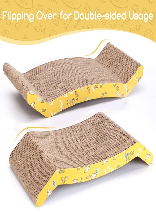 KittuPet وسادة خدش للقطط من كيتو بيت، كبيرة الحجم، مصنوعة من ورق مقوى مموج بإحكام، قابلة للعكس | تصميم فاخر بنسيج خدش عالي الجودة بنسبة 100% - Image 4